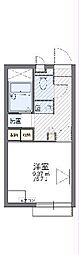 レオパレスVITA 1Kの間取図画像