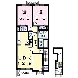 Ｗｉｎｄｍｉｌｌ．Ａ 2階2LDKの間取り