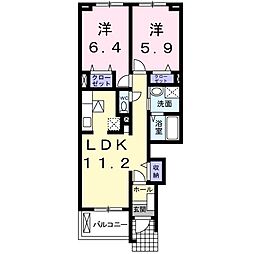 Ｗｉｎｄｍｉｌｌ．Ａ 1階2LDKの間取り