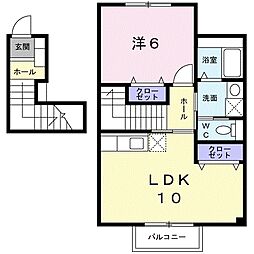 間取図画像 1LDK