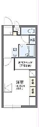 レオパレスT&M 1Kの間取図画像