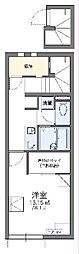 レオパレスローズ 1Kの間取図画像