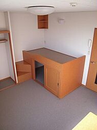 レオパレスライジング・サン 2階1Kのリビング/ダイニング