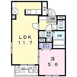 北新宿ガレリア 1LDKの間取図画像