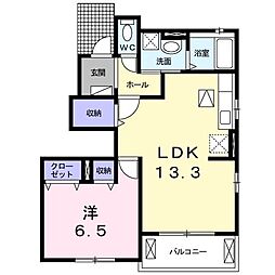 ST・A 1LDKの間取図画像