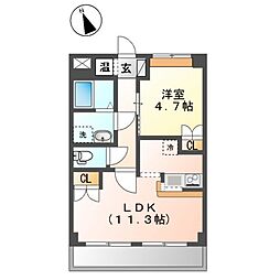 間取図画像 1LDK