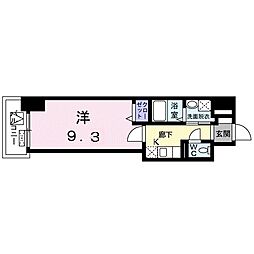 ウエストサイド中山道 1Kの間取図画像