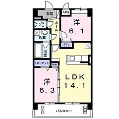 物件の間取り