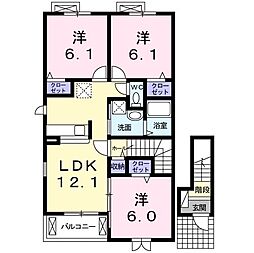 間取図画像 3LDK