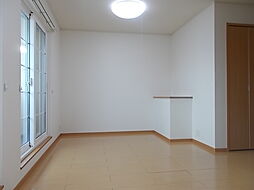 関東鉄道常総線 戸頭駅 徒歩7分の賃貸アパート 2階1LDKのリビング/ダイニング