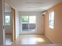 関東鉄道常総線 戸頭駅 徒歩14分の賃貸アパート 2階2LDKのリビング/ダイニング