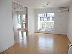 関東鉄道常総線 南石下駅 徒歩4分の賃貸アパート 2階2LDKのリビング/ダイニング