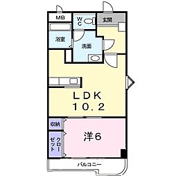 メ−プルリーフ 2階