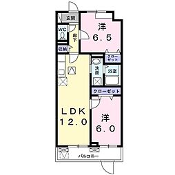 アンダンテ2 2LDKの間取図画像