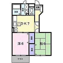 間取図画像 2DK