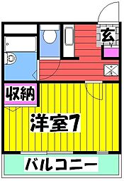 間取図画像 1K