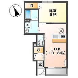 間取図画像 1LDK