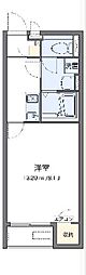 CHIARIHILLS 1Kの間取図画像