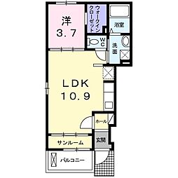 間取図画像 1LDK