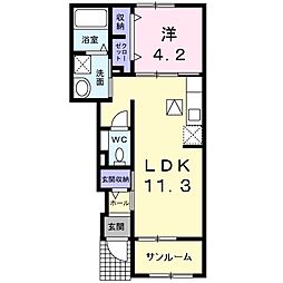 間取図画像 1LDK