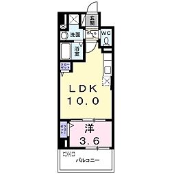サンプラザ茨木 1LDKの間取図画像