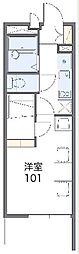 レオパレス三河豊田 1Kの間取図画像