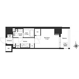 COMFORIA秋葉原ノース 1Kの間取図画像