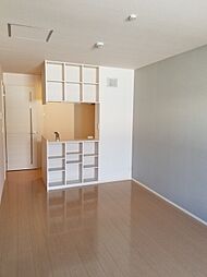 西武新宿線 花小金井駅 バス10分 グローブライド本社入口下車 徒歩4分の賃貸アパート 3階1LDKのリビング/ダイニング