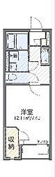 レオネクスト小山ロイヤル館 1Kの間取図画像
