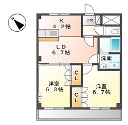 木津用水駅 6.3万円