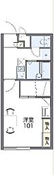 レオパレスサンシャイン井上 1Kの間取図画像