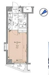 アクア・アルテシモ・コンコルディア 301 3階1Kの間取り