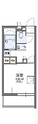 レオパレス吉宗 1Kの間取図画像