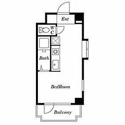 ナルセガオカマンション 1DKの間取図画像