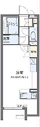 ミランダミュール2 ワンルームの間取図画像
