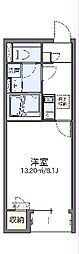 レオネクストエスベランサ 1Kの間取図画像