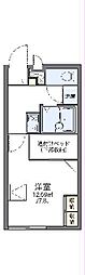 レオパレスベガ 1Kの間取図画像