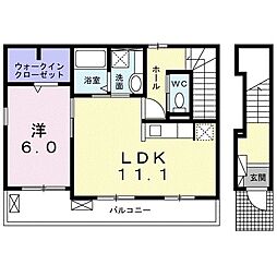 間取図画像 1LDK