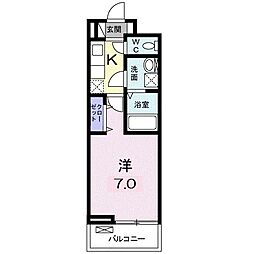 間取図画像 1K