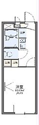 レオパレス昭徳 1Kの間取図画像