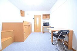 レオパレスクレール藤田 203 2階1Kのリビング/ダイニング