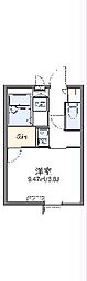 レオパレスヴィラゼルコバ 1Kの間取図画像