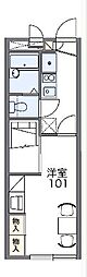 レオパレスViewPoint2 1Kの間取図画像