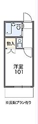 レオパレス赤池 1Kの間取図画像