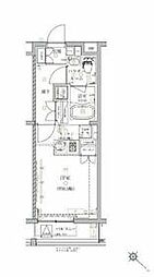 ベルシード板橋本町プレミア 3階1Kの間取り