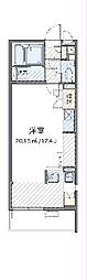 レオネクストプロムナード ワンルームの間取図画像