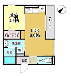 間取図画像 1LDK