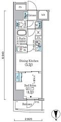 物件の間取り