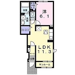 間取図画像 1LDK
