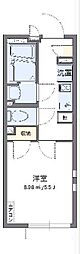 クレイノトルース　III 1階1Kの間取り